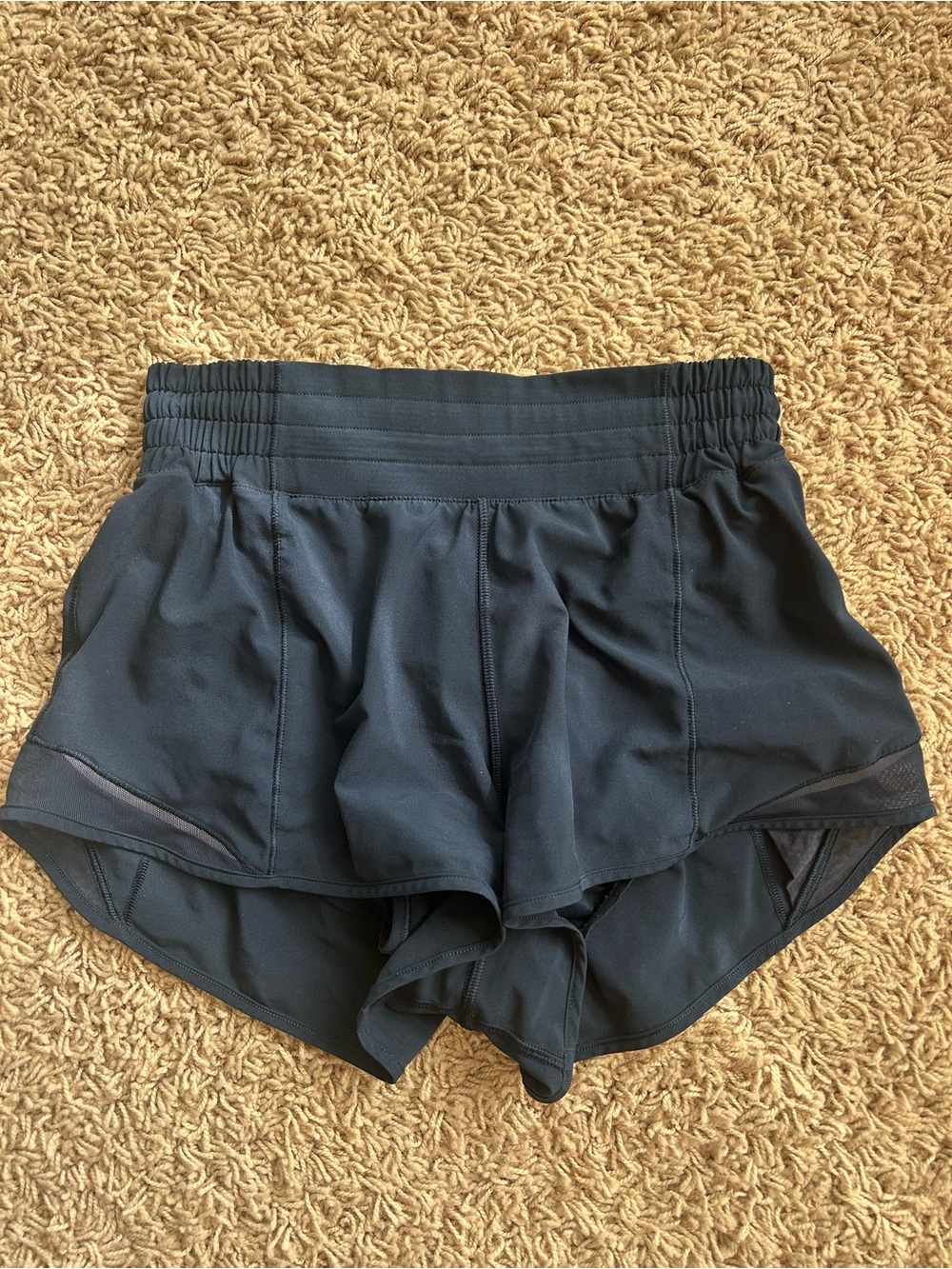 lululemon athletica Black Athletic Layered Running Shorts